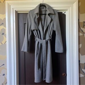 Marks and Spencer Grey Wool Coat